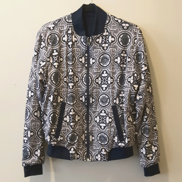 Ay Guey Reversible Talavera Zip Up Jacket - Picture 2 of 6